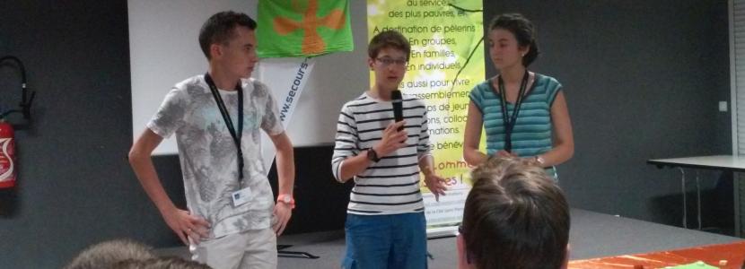 Des jeunes du MEJ témoignent des actions menées pour collecter des fonds pour la Cité Saint-Pierre